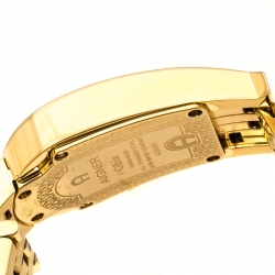 Pre Owned Aigner Mother of Pearl Gold Plated Stainless Steel Olbia A29300 Women's Wristwatch 24 mm