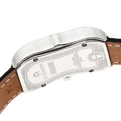 Pre Owned Aigner Mother of Pearl Stainless Steel Cesena A53200 Women's Wristwatch 23 mm