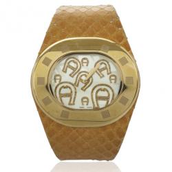 Aigner Gold-Plated SS Womens Watch 36 MM