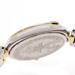 Pre Owned Aigner Mother Of Pearl Two-Tone Stainless Steel Gorizia A106200 Women's Wristwatch 33 mm