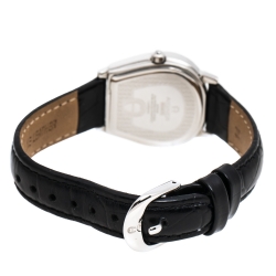 Pre Owned Aigner Mother Of Pearl Stainless Steel Leather Amalfi A32200 Women's Wristwatch 27 mm