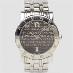 Aigner Grey Stainless Steel Womens Wristwatch 40 MM