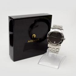 Aigner Grey Stainless Steel Womens Wristwatch 40 MM
