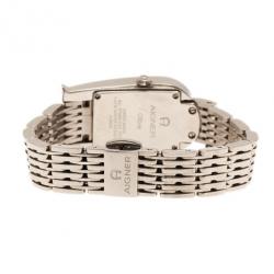 Pre Owned Aigner Mother of Pearl Stainless Steel Olbia Women's Wristwatch 20MM