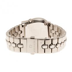 Pre Owned Aigner Mother of Pearl Stainless Steel Verona A01200 Women's Watch 24MM