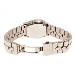 Pre Owned Aigner Mother of Pearl Stainless Steel Verona A01200 Women's Watch 24MM