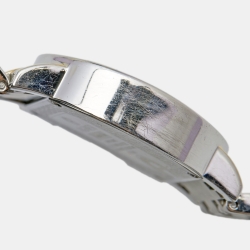 Pre Owned Aigner Mother of Pearl Two Tone Stainless Steel Genua Due A31600 Women's Wristwatch 31 mm