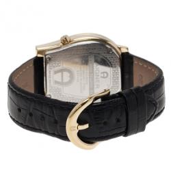 Pre Owned Aigner Gold Stainless Steel Verona Nuovo 44 Women's Wristwatch 36MM
