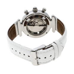 Akribos XXIV White Mother of Pearl Stainless Steel Classic AK441WT Women's Wristwatch 39 mm
