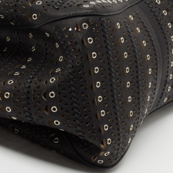 Pre Owned Alaia Black Leather Angele Tote