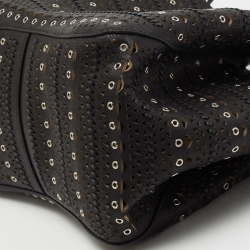 Pre Owned Alaia Black Leather Angele Tote