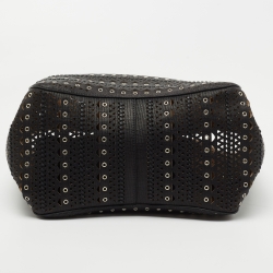 Pre Owned Alaia Black Leather Angele Tote