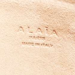 Pre Owned Alaia Black Leather Angele Tote