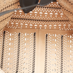 Pre Owned Alaia Black Leather Angele Tote