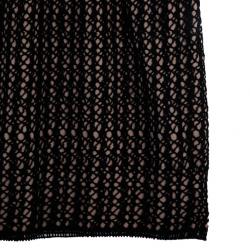 Pre Owned Azzedine ALAÏA Crochet Blister Knit Dress M