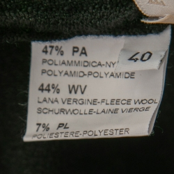 Pre Owned Alaia Black Stripe Knit Flared Skater Dress M