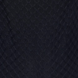 Pre Owned Alaia Black Embroidered Stretch Knit Flared Midi Dress L