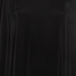 Pre Owned Alaia Black Silk Metal Bangle Detailed Kaftan Dress M