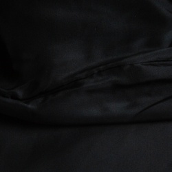 Pre Owned Alaia Black Silk Metal Bangle Detailed Kaftan Dress M