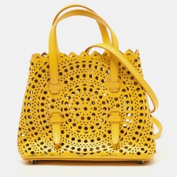 Alaïa Lasercut Leather Tote - Neutrals Totes, Handbags - AL285550