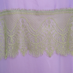 Alberta Ferretti Purple and Green Silk Lace Panel Insert Asymmetric Dress L