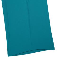 Alberta Ferretti Turquoise SS 2013 Satin Wide Leg Pants M