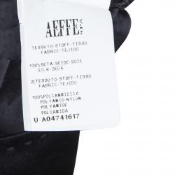 Pre Owned Alberta Ferretti Black Silk Studded Shoulder Detail Sleeveless Maxi Dress M