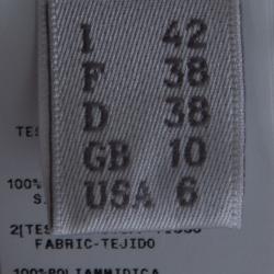 Pre Owned Alberta Ferretti Multicolor Printed Crepe Silk Sleeveless Belted Maxi Dress M