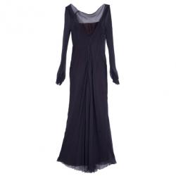 Alberta Ferretti Chiffon Dress With Slip Size L