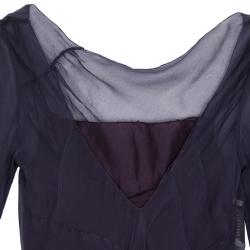 Alberta Ferretti Chiffon Dress With Slip Size L
