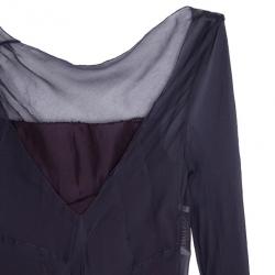 Alberta Ferretti Chiffon Dress With Slip Size L
