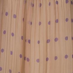 Pre Owned Alberta Ferretti Pleated Printed Dress M