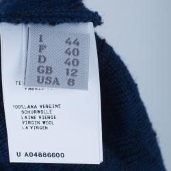 Pre Owned Alberta Ferreti Knit Turtleneck Dress M