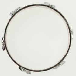 Alexander McQueen Large 3D Skull White Enamel Bracelet