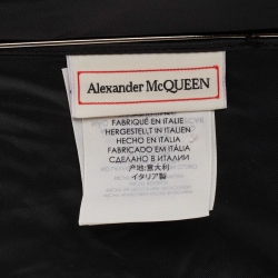 Pre Owned Alexander McQueen Black Skull Handle Umbrella