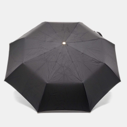 Pre Owned Alexander McQueen Black Skull Handle Umbrella