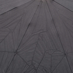 Pre Owned Alexander McQueen Black Skull Handle Umbrella