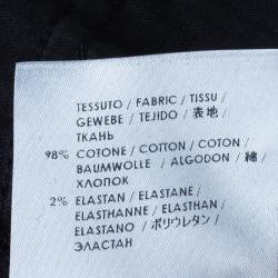 Pre Owned Alexander McQueen Black Side Zip Detail Jeans S