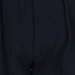 Pre Owned Alexander McQueen Contrast Stripe Crepe Track Pants S