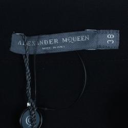 Pre Owned Alexander McQueen Contrast Stripe Crepe Track Pants S