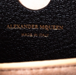 Alexander McQueen Black Leather Box 19 Shoulder Bag 