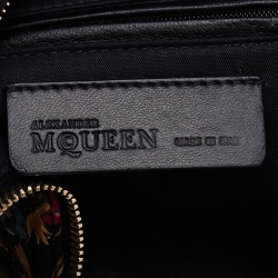 Pre Owned Alexander McQueen Multicolor Printed Satin De Manta Clutch