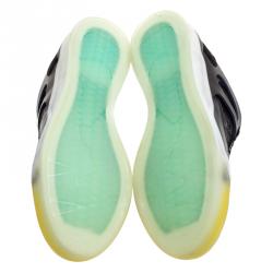 Pre Owned Alexander McQueen for Puma Black Leather Move Femme Lace Up Sneakers Size 38