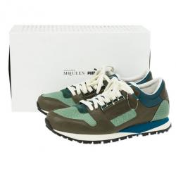 Alexander McQueen for Puma Tri Color Ruffien Sneakers Size 42