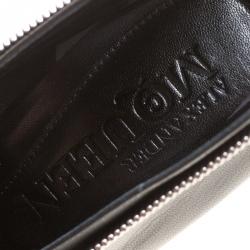 Pre Owned Alexander McQueen Black Leather Eyelet Detail Ankle Boots Size 38.5