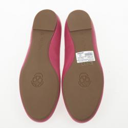 Pre Owned Alexander McQueen Pink Skull City Ballet Flats Size 38.5