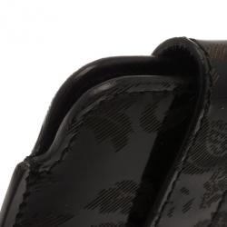 Pre Owned Alexander McQueen Black Patent iPhone Case