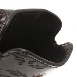 Pre Owned Alexander McQueen Black Patent iPhone Case