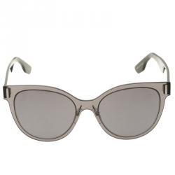 Pre Owned McQ By Alexander McQueen Grey/Black MQ0023S Cat Eye Sunglasses