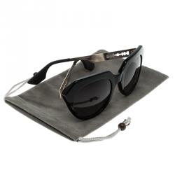 Alexander McQueen Black MCQ 0017/S Cat Eye Sunglasses